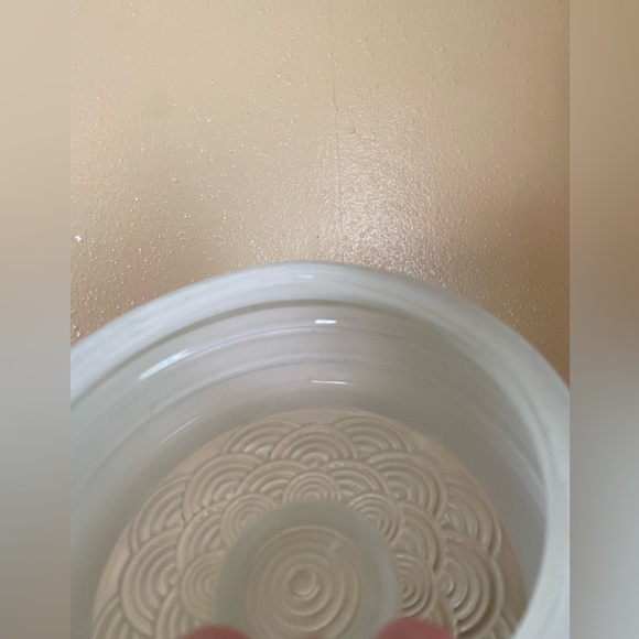 Vintage Frosted Light Round Fixture Ceiling Light 6” Shade - Picture 3 of 5